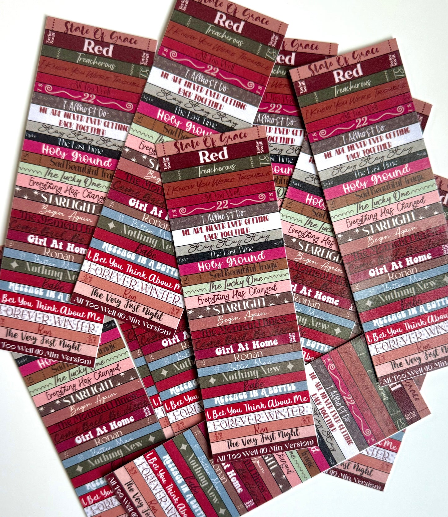 Taylor Swift Red (Taylor's Version) Bookmark