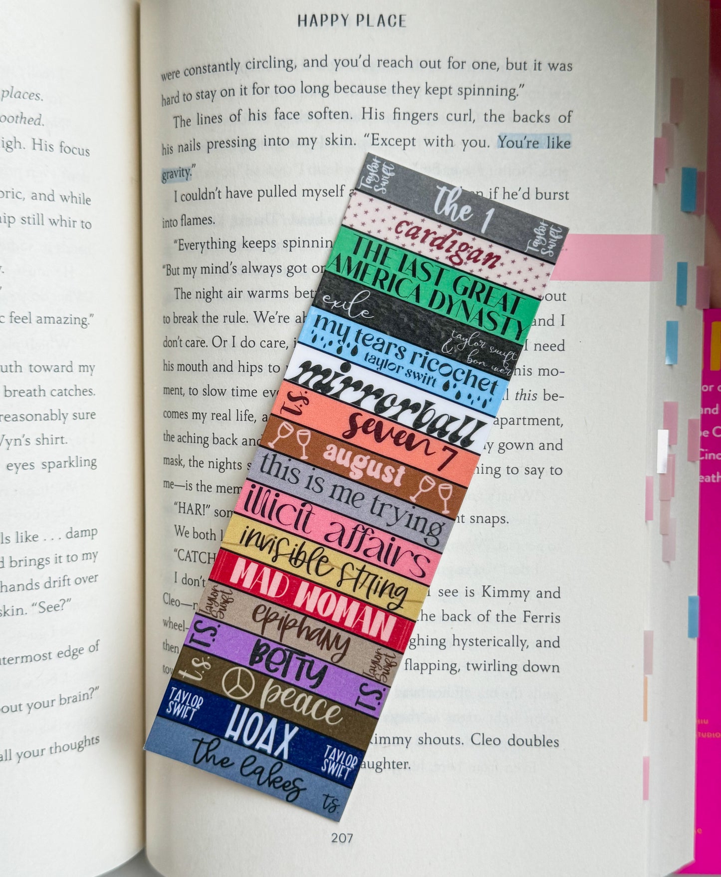 Taylor Swift Folklore Bookmark