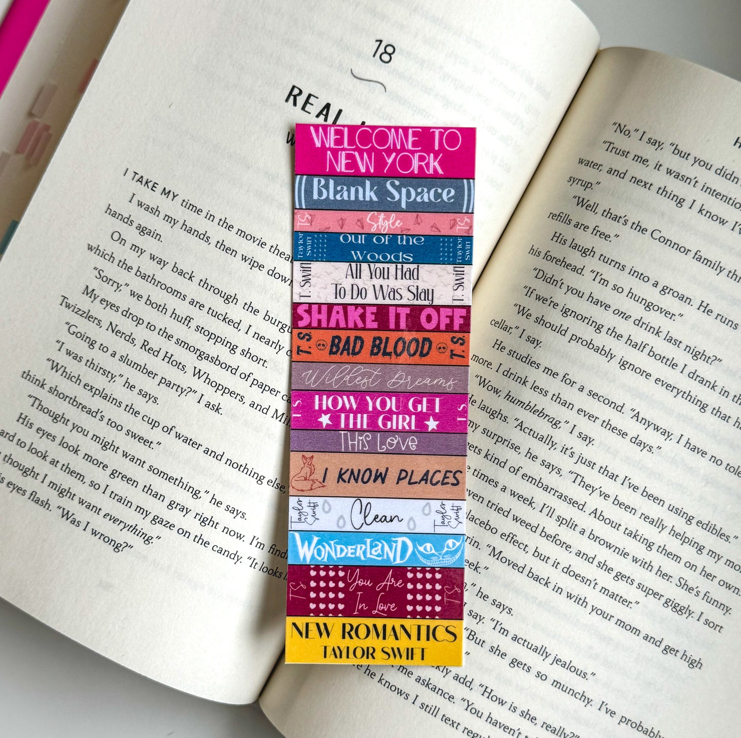 Taylor Swift 1989 Bookmark