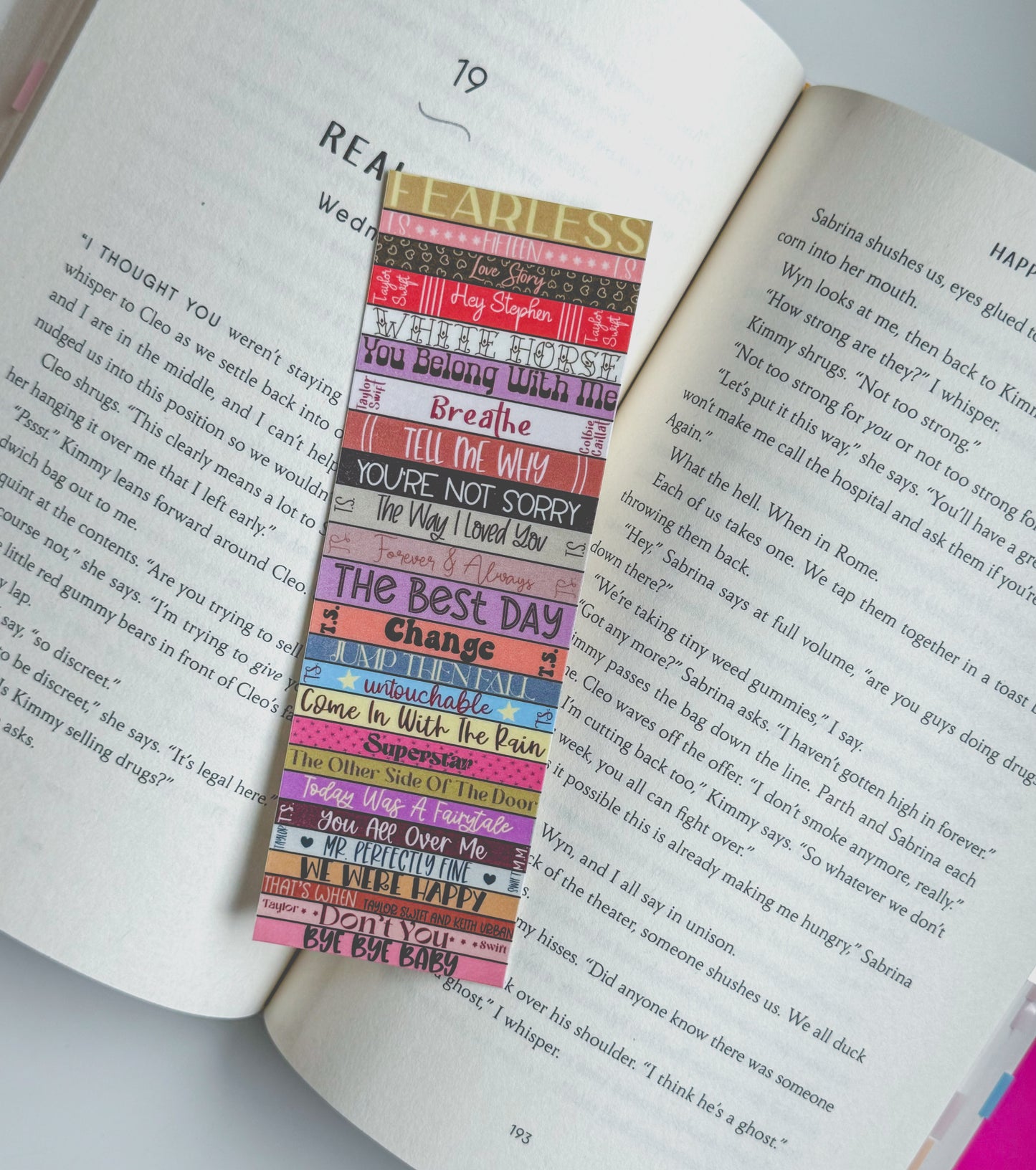 Taylor Swift Fearless (Taylor’s Version) Bookmark