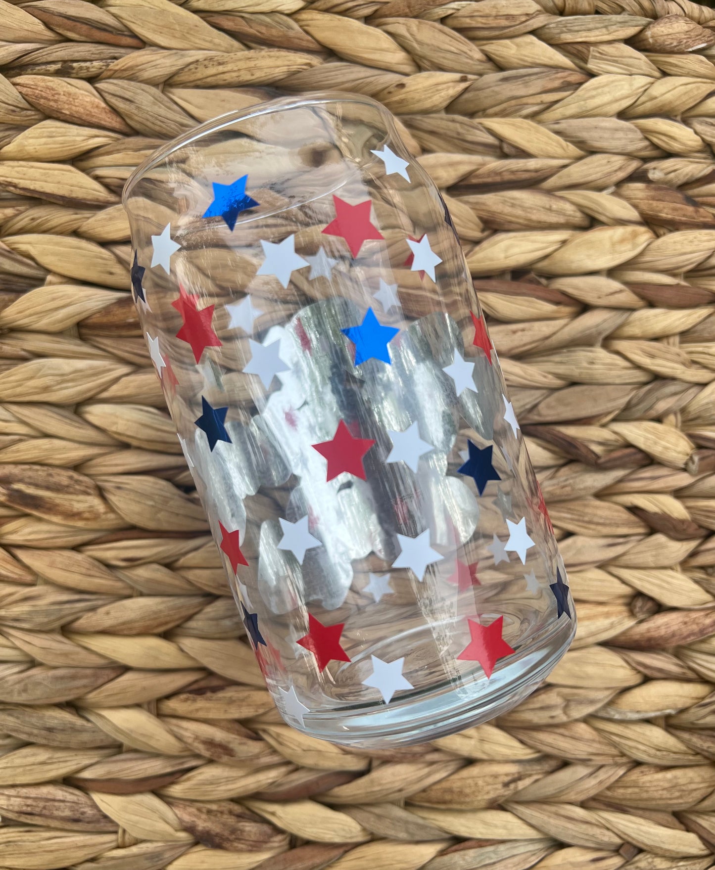 All American Babe Beer Can Glass