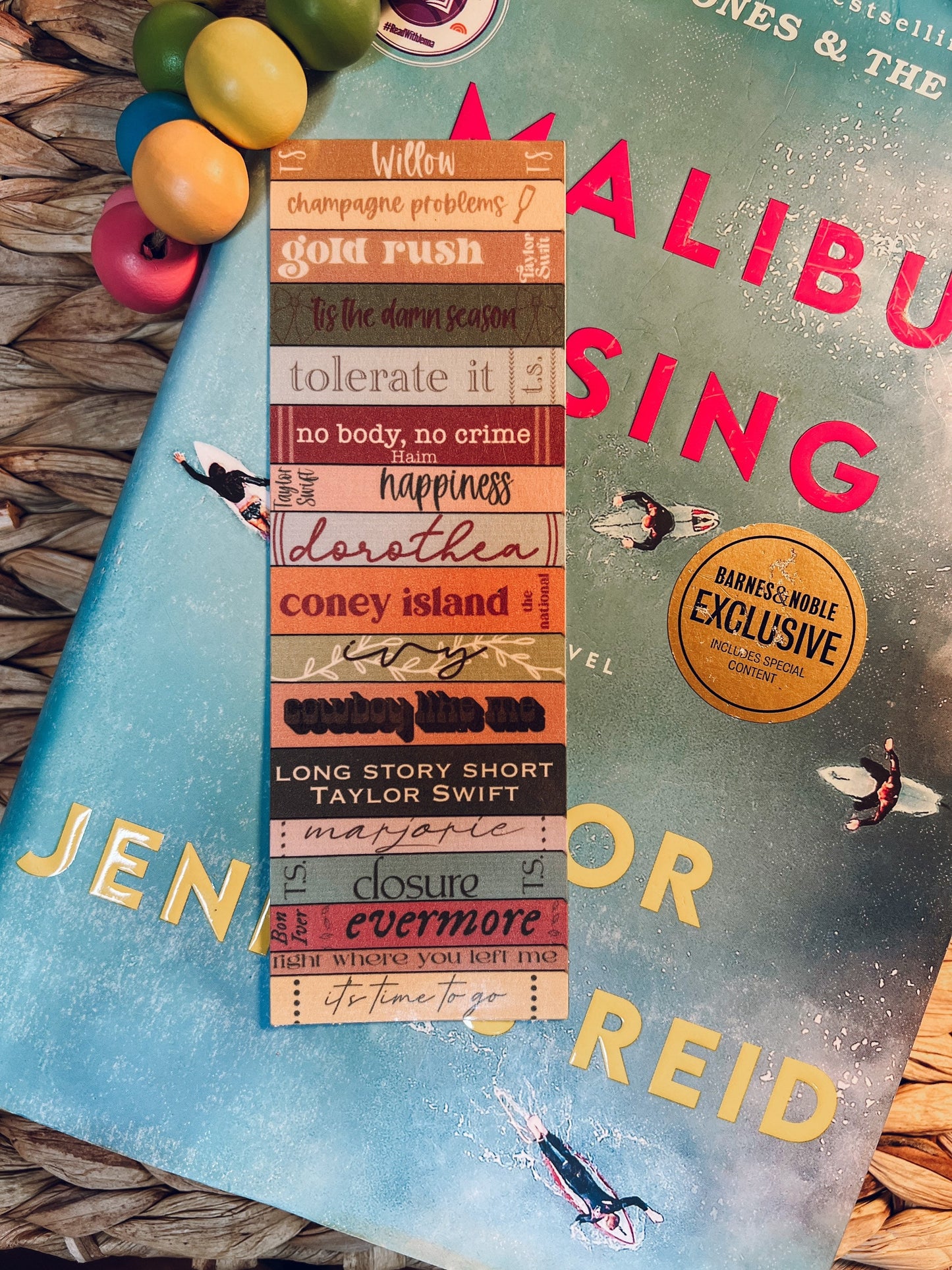 Taylor Swift Evermore Bookmark